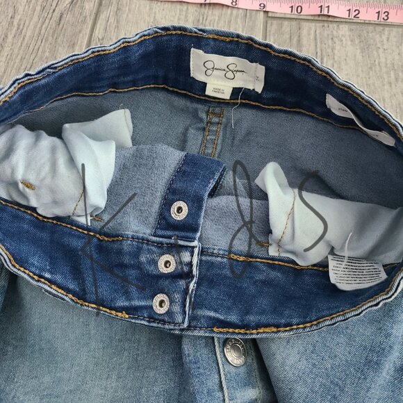 Jessica Simpson Rue girls Mid Rise Button-Front Denim Skirt – Size 14 - Picture 11 of 11